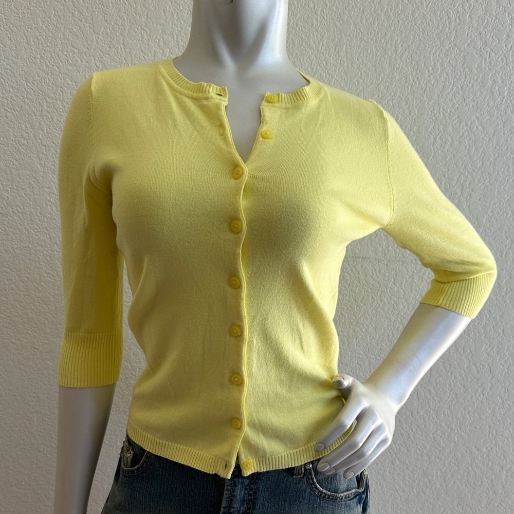 BP Bright Yellow Soft Knit Sweater Top